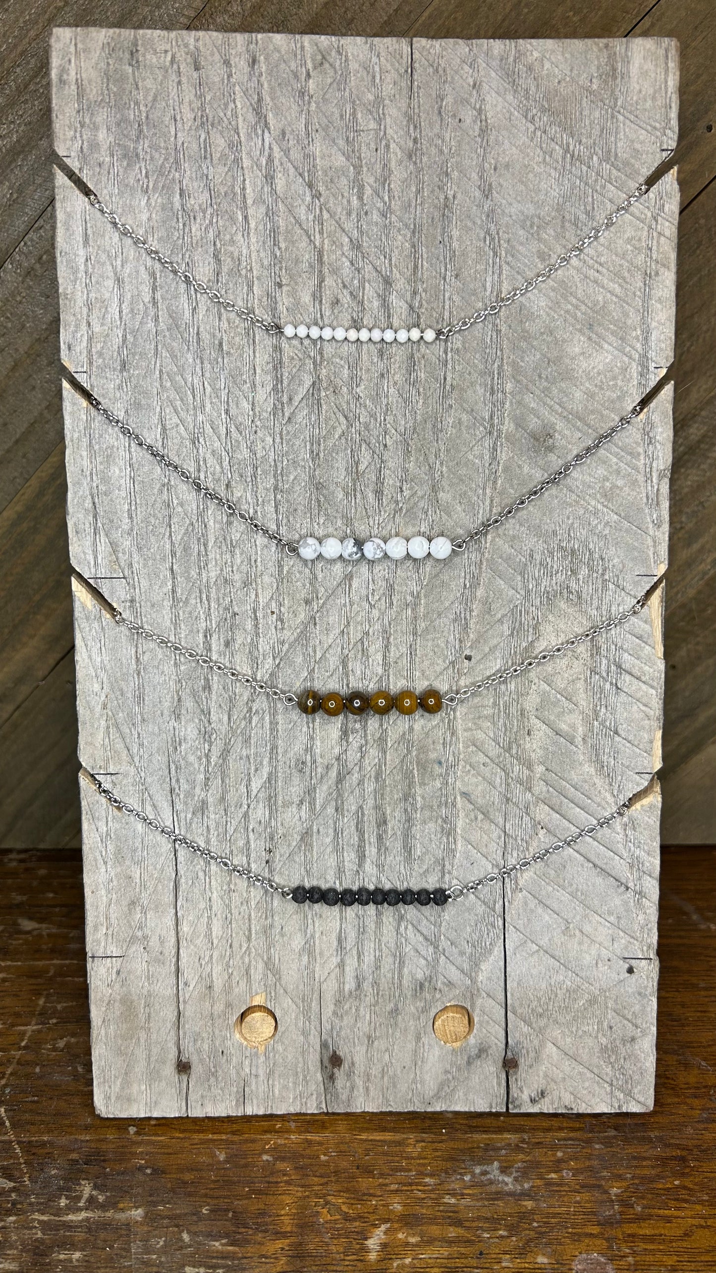 Stone Bar Necklace