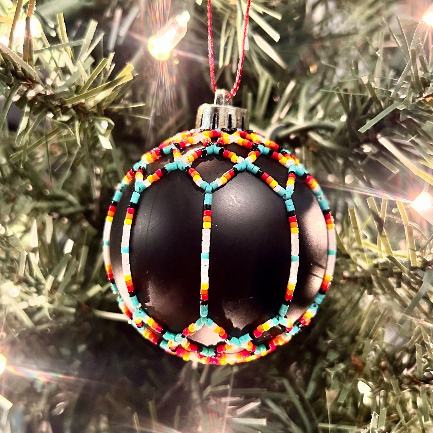 Beaded Ball Ornaments