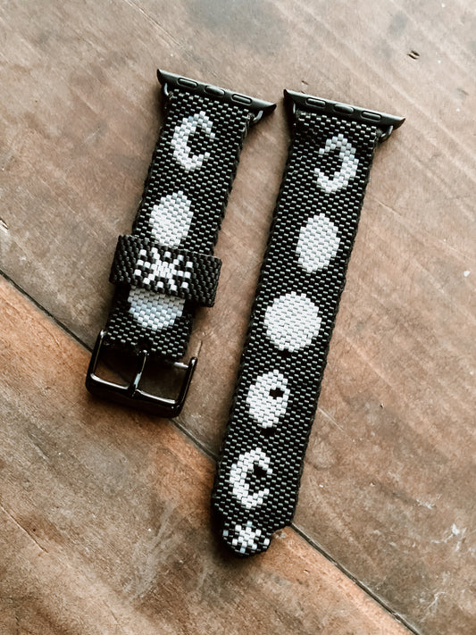 Phases Of The Moon Watch Band